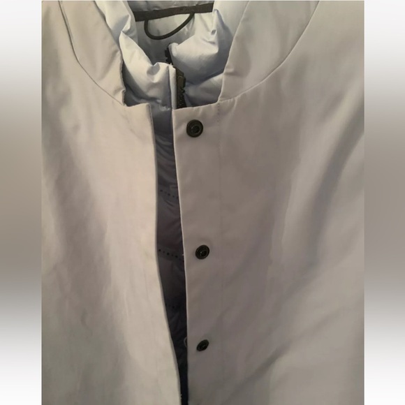 NIKE Down Puffer w/ WindbreakerJacket Women Large Blue 2PC. Set Water Resistant - Picture 3 of 16